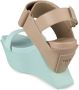 United Nude Delta Wedge leather sandals Blue - Thumbnail 3