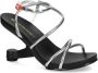 United Nude Eamz Lee 100mm metallic sandals Grey - Thumbnail 2