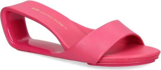 United Nude 65mm Mobius faux-leather sandals Pink