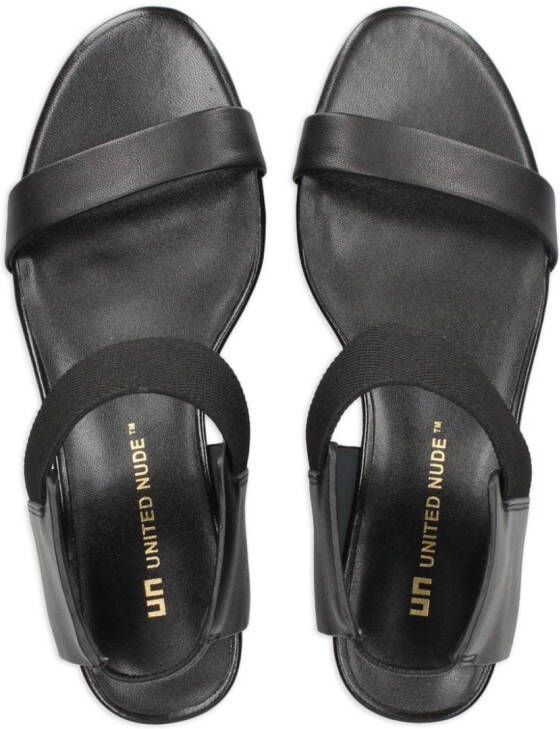 United Nude Raila 60mm leather sandals Black