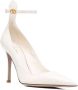 Valentino Garavani 100mm Tan-Go leather pumps White - Thumbnail 2
