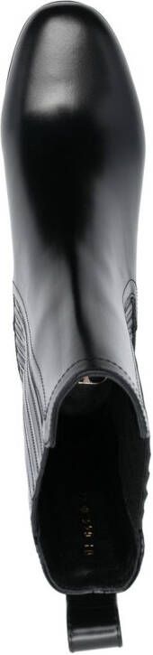 Valentino Garavani 130mm leather ankle boots Black