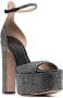 Valentino Garavani 170mm crystal-embellished platform sandals Black - Thumbnail 2