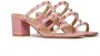 Valentino Garavani Rockstud 60mm slide sandals Pink - Thumbnail 2