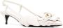 Valentino Garavani appliqué-detail pointed-toe pumps White - Thumbnail 2