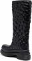 Valentino Garavani Atelier floral-embossed mid-calf rain boots Black - Thumbnail 3