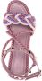 Valentino Garavani braided-strap wedge sandals Pink - Thumbnail 4