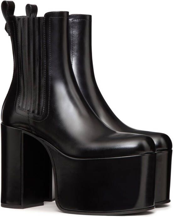 Valentino Garavani Club platform 125mm boots Black