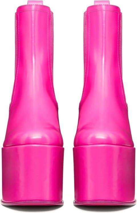 Valentino Garavani Club platform ankle boots Pink