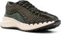 Valentino Garavani crochet-design lace-up sneakers Green - Thumbnail 2