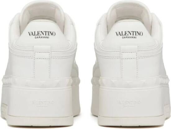 Valentino Garavani Freedots XL leather sneakers White