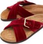 Valentino Garavani Fussfriend velvet sandals Red - Thumbnail 5