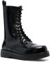 Valentino Garavani leather combat boots Black - Thumbnail 2