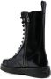 Valentino Garavani leather combat boots Black - Thumbnail 3