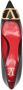 Valentino Garavani logo-plaque leather pumps Black - Thumbnail 4