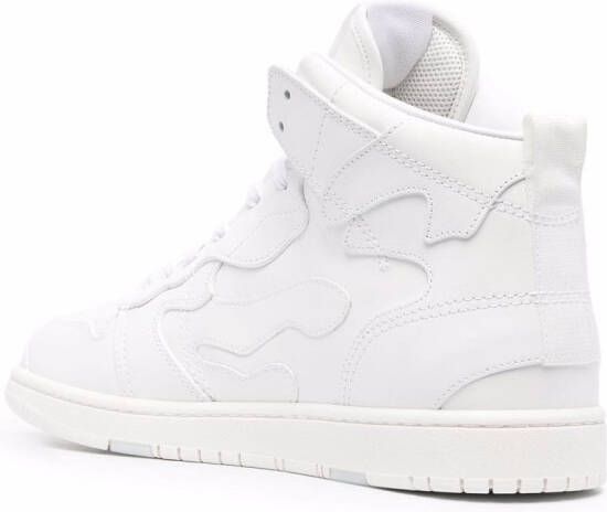 Valentino Garavani logo-print high-top sneakers White