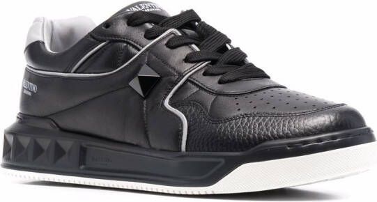 Valentino Garavani One Stud XL leather sneakers Black