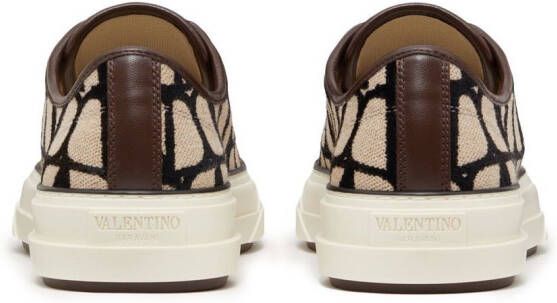 Valentino Garavani Toile Iconographe-print low-top sneakers Neutrals