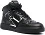 Valentino Garavani VL7N mid-top leather sneakers Black - Thumbnail 2