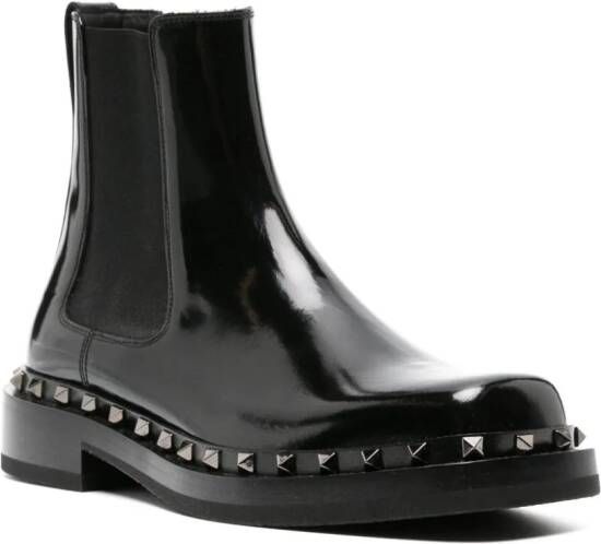 Valentino Garavani M-Way Rockstud Beatle boots Black
