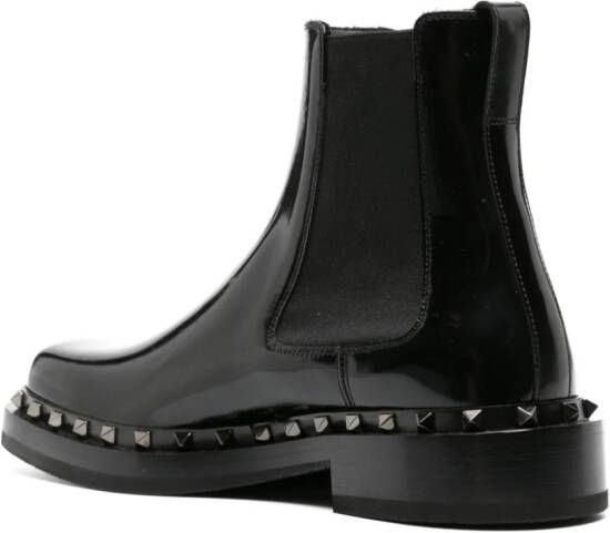 Valentino Garavani M-Way Rockstud Beatle boots Black