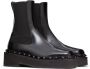 Valentino Garavani M-Way Rockstud Beatle 50mm leather boots Black - Thumbnail 2