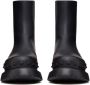 Valentino Garavani M-Way Rockstud leather ankle boots Black - Thumbnail 4