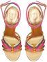 Valentino Garavani metallic Rockstud strappy sandals Gold - Thumbnail 4