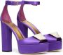 Valentino Garavani One Stud 120mm platform sandals Purple - Thumbnail 2