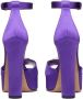 Valentino Garavani One Stud 120mm platform sandals Purple - Thumbnail 3