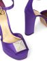 Valentino Garavani One Stud 120mm platform sandals Purple - Thumbnail 5