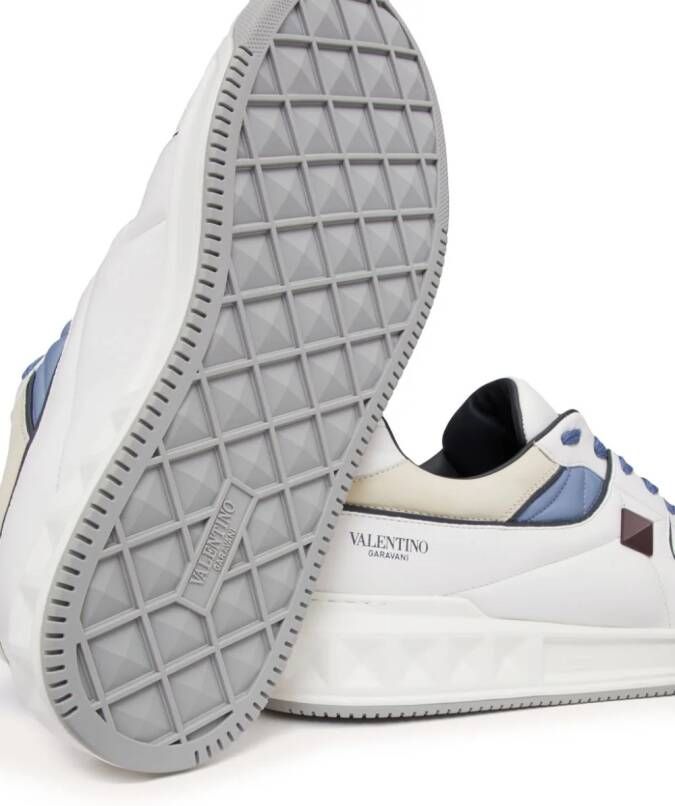 Valentino Garavani One Stud leather sneakers White