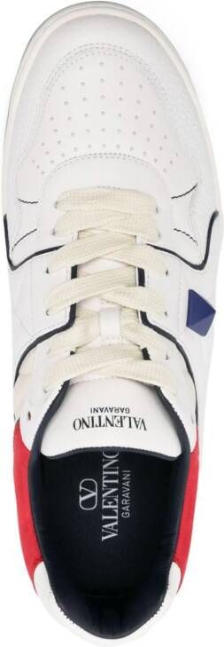 Valentino Garavani One Stud leather sneakers White