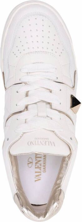 Valentino Garavani One Stud XL leather sneakers White