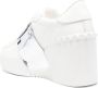 Valentino Garavani Open Disco 85mm leather sneakers White - Thumbnail 3