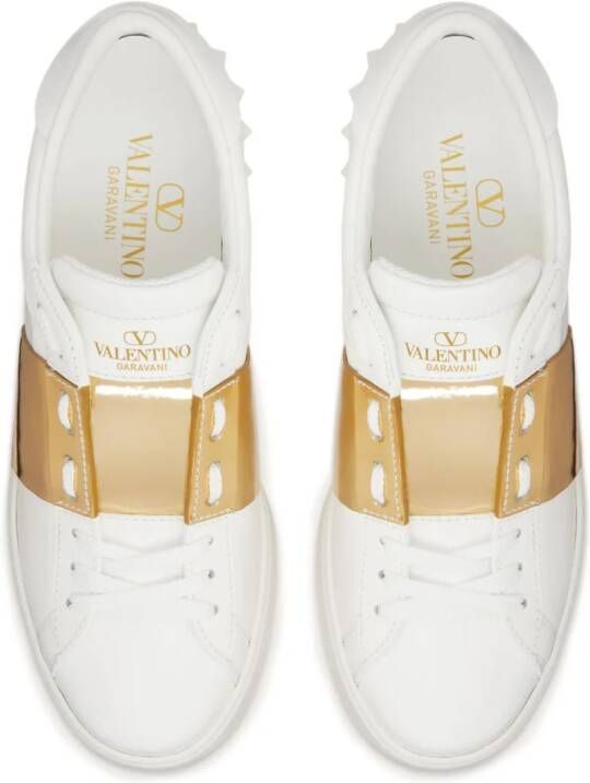 Valentino Garavani Open Disco 85mm wedge sneakers White