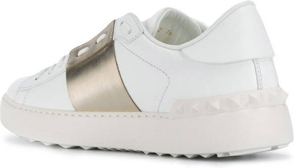 Valentino Garavani Open low-top leather sneakers White