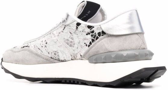 Valentino Garavani panelled chunky sneakers Grey
