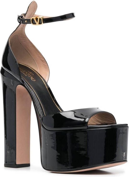 Valentino Garavani platform open-toe sandals Black