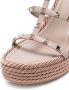 Valentino Garavani Rockstud 95mm caged wedge sandals Pink - Thumbnail 5