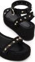Valentino Garavani Rockstud 45mm wedge sandals Black - Thumbnail 5