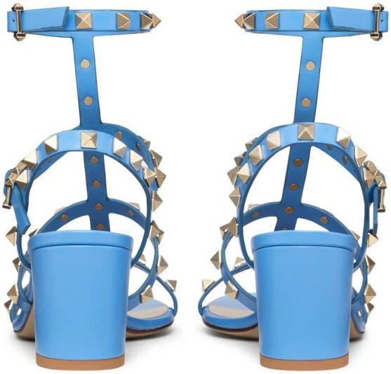 Valentino Garavani Rockstud 60mm ankle strap sandals Blue