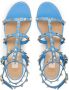 Valentino Garavani Rockstud 60mm ankle strap sandals Blue - Thumbnail 4