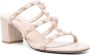 Valentino Garavani Rockstud 60mm leather sandals Neutrals - Thumbnail 2