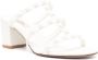 Valentino Garavani Rockstud 60mm leather sandals White - Thumbnail 2