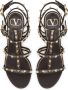 Valentino Garavani Rockstud 60mm transparent-design sandal Brown - Thumbnail 4