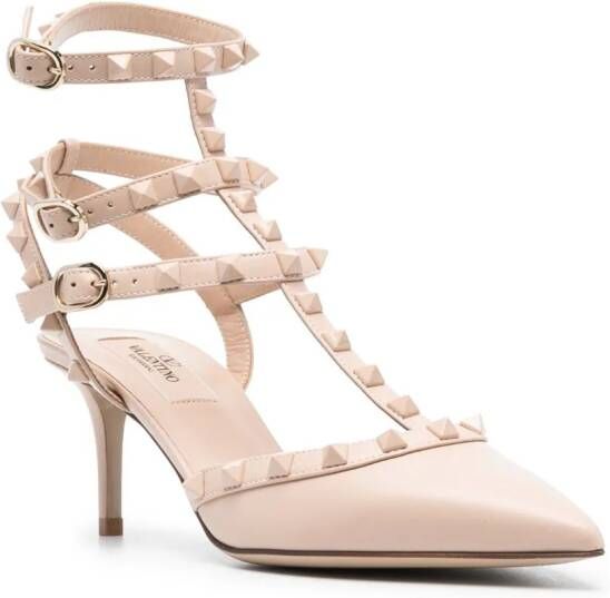 Valentino Garavani Rockstud 70mm leather pumps Pink