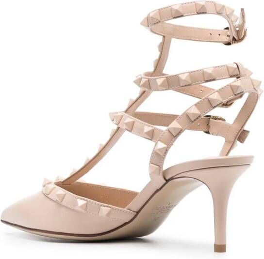 Valentino Garavani Rockstud 70mm leather pumps Pink