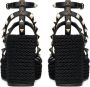 Valentino Garavani Rockstud 95mm caged wedge sandals Black - Thumbnail 3