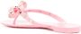 Valentino Garavani Rockstud bow-embellished flip-flops Pink - Thumbnail 3